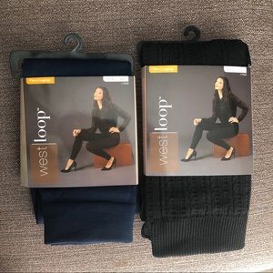4 leggings- West Loop fleece lined tights